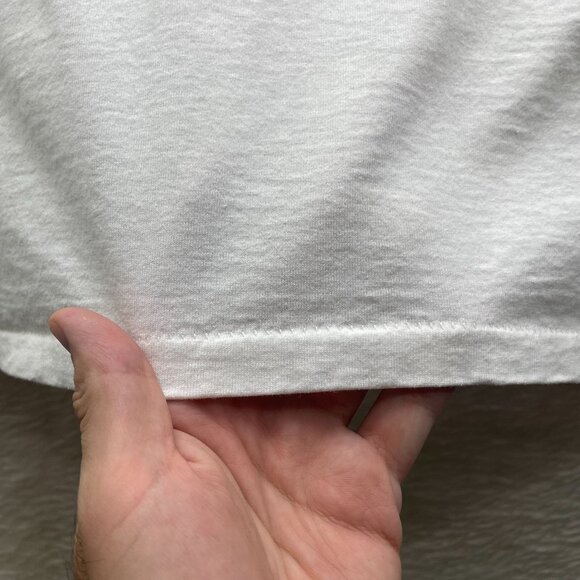 90s Vintage Cleveland Indians Graphic Tee Mens Large Short Sleeve Chief Wahoo - Picture 4 of 6